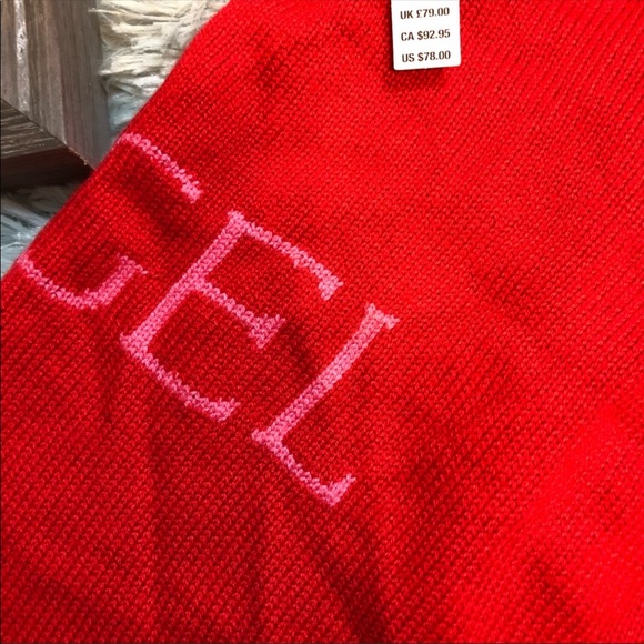 NWT Victoria’s Secret Angel Red Cashmere Sweater - Picture 5 of 6